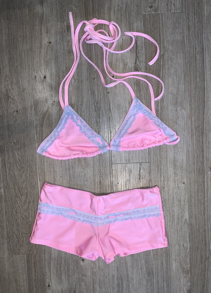 Baby pink pole set - Picture 1 of 3